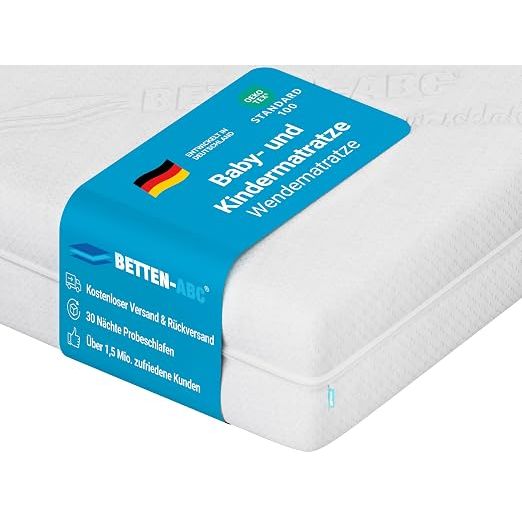 Babymatratze und Kindermatratze-OrthoMatra Mini-Duo-BettenABC