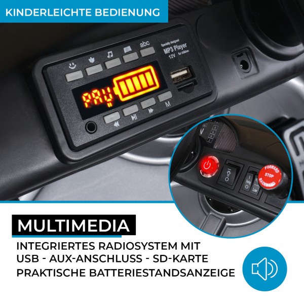 Kinder-Elektroauto Mercedes AMG GT4  Sport-Edition von Actionbikes - Multimedia.