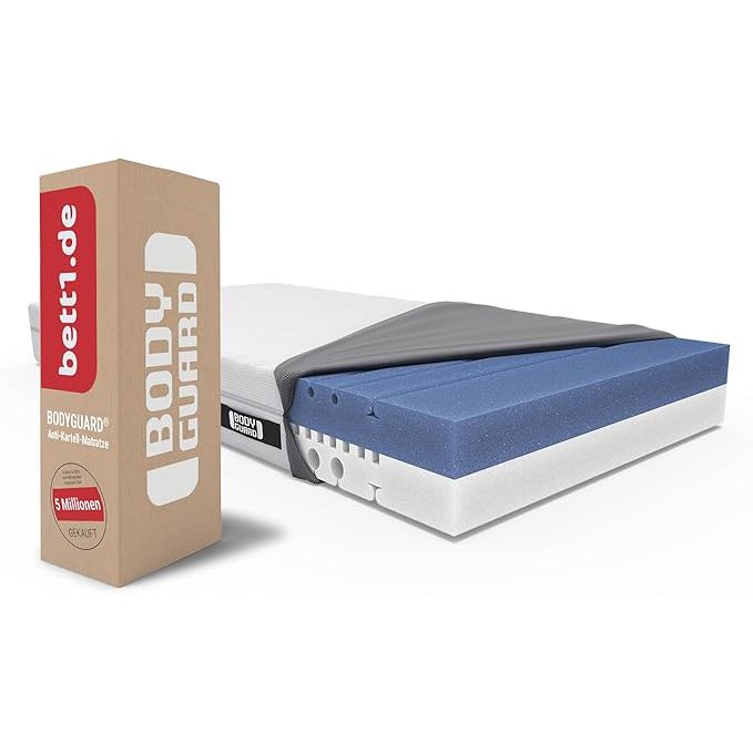 Matratze-Anti-Cartel Mattress, H3 Medium Firm, 2-In-1 Hardness H3 & H4-Bodyguard