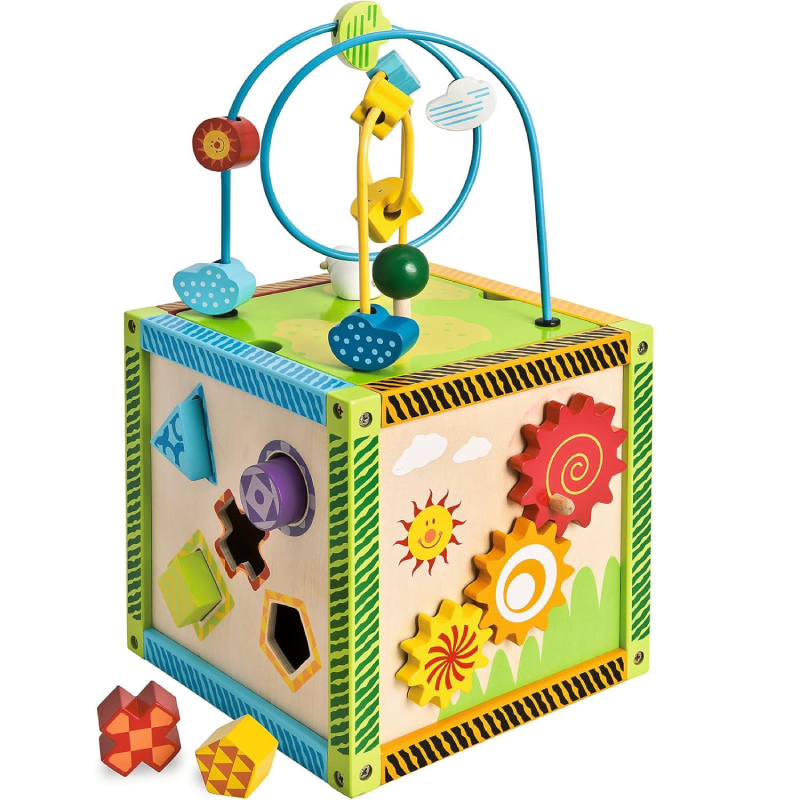 Motorikwürfel mit Schleife von Eichhorn