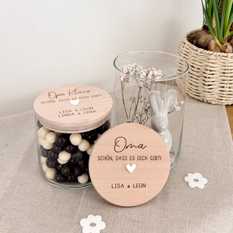 Aufbewahrungsglas-Personalized gift for grandma and grandpa-ViliveDE