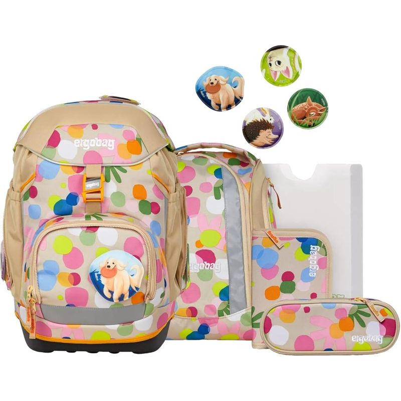 Schulrucksack-Ergonomic School Backpack, Flexible 6-Piece Set, Year 1 Primary School-ergobag