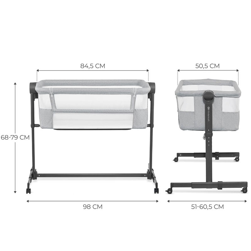 Beistellbett "NESTE UP2" von Kinderkraft