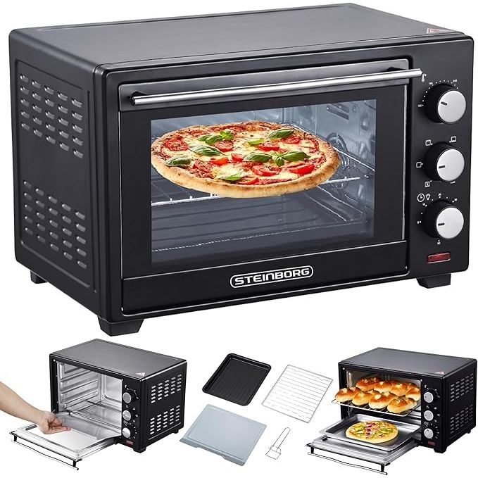 Mini-Backofen-25 litres pizza oven 3 in 1-Steinborg